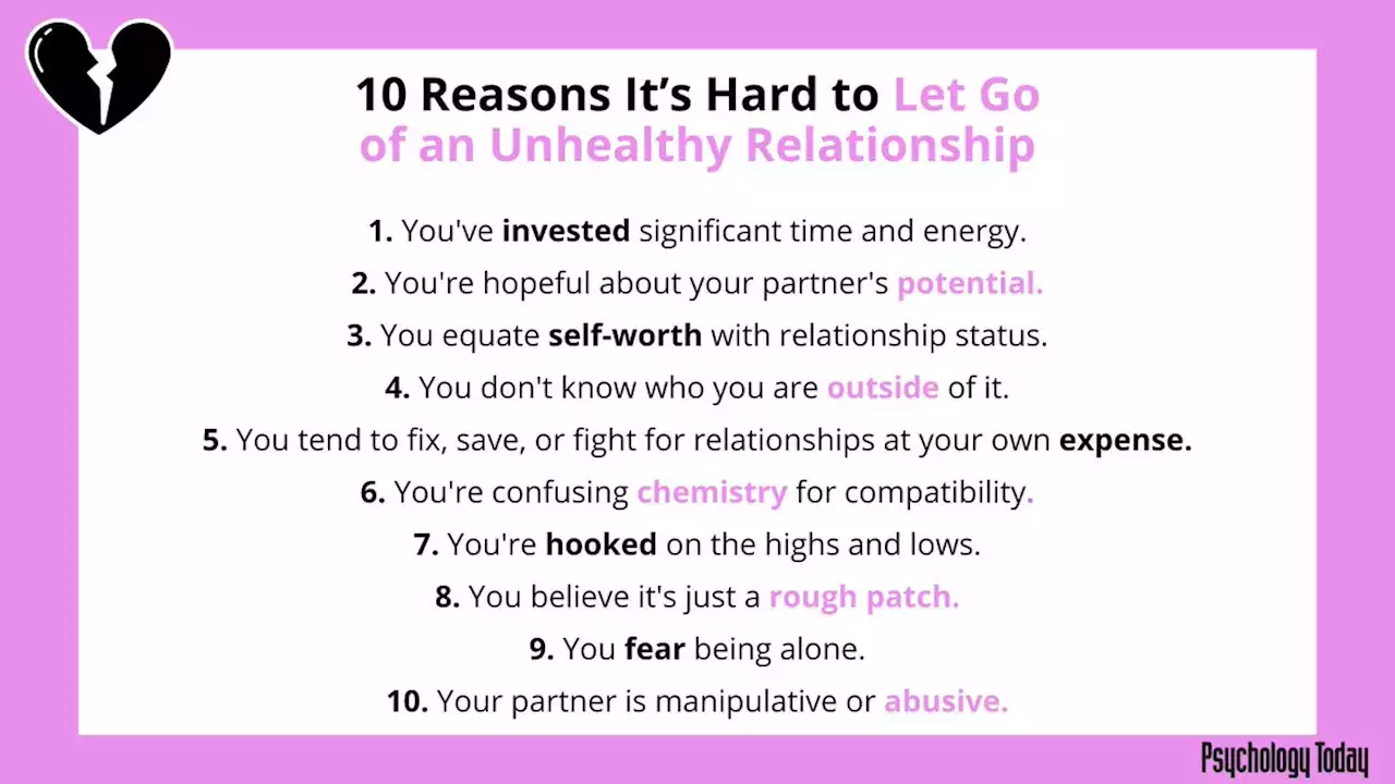 11 Reasons It’s Hard to Let Go of an Unhealthy Relationship