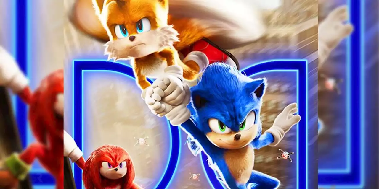 Sonic the Hedgehog 2 Dolby Poster Sees Knuckles Chasing Sonic & Tails