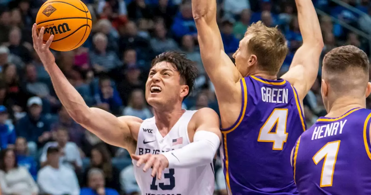 Gideon George’s career night propels BYU men’s basketball to NIT quarterfinals