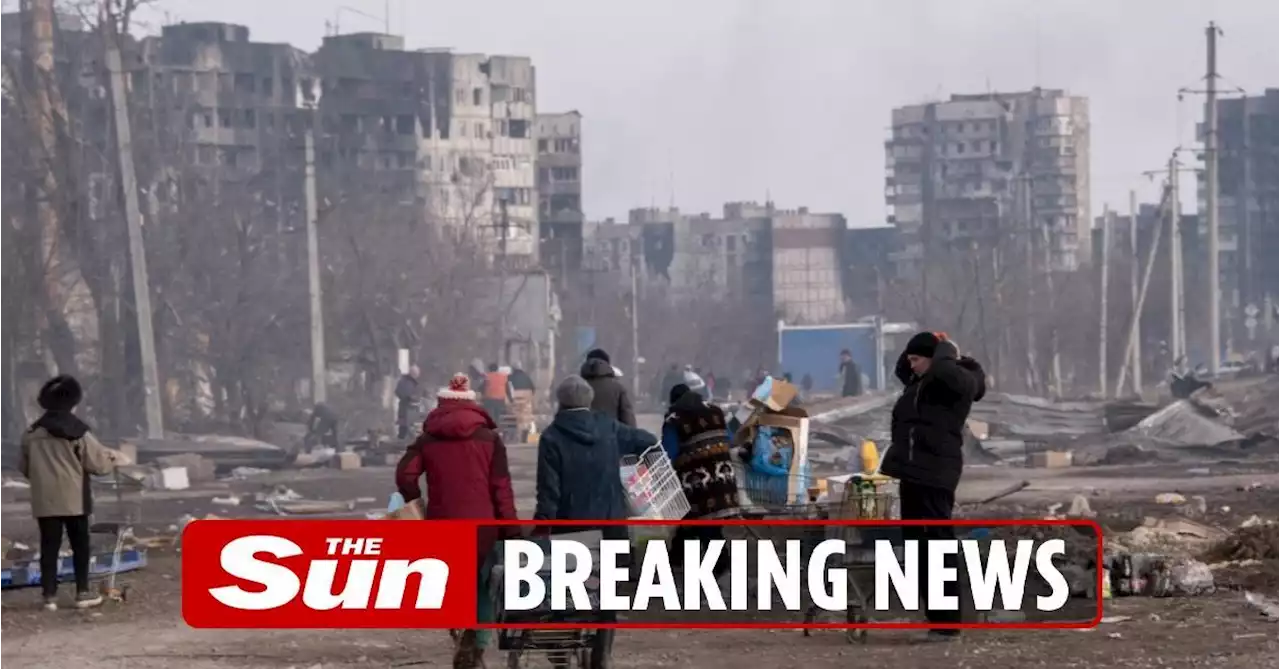 'Women & children trapped under rubble’ after Russians 'bomb Mariupol school'