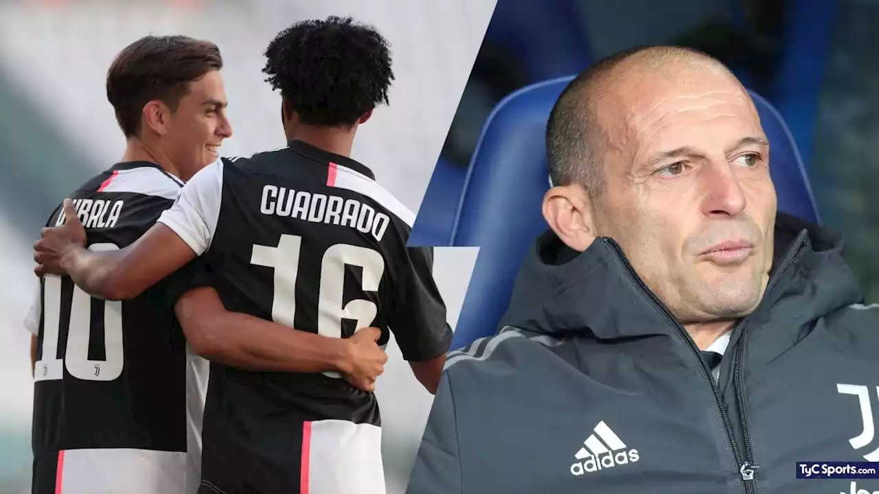 En Italia aseguran que el vestuario de Juventus está 'roto': Dybala y Cuadrado vs. Allegri - TyC Sports