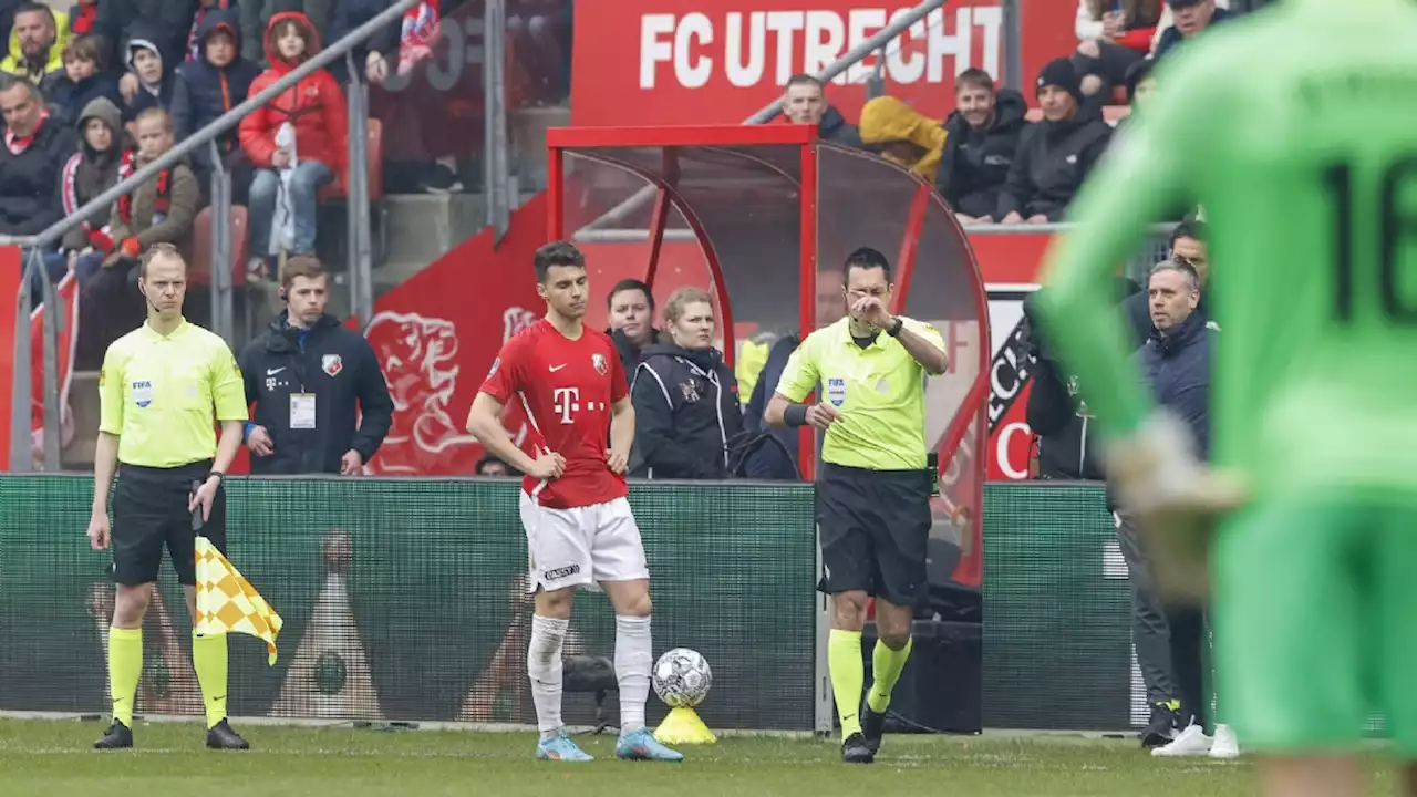 FC Utrecht komt VAR-moment Higler in dramatisch begin niet te boven