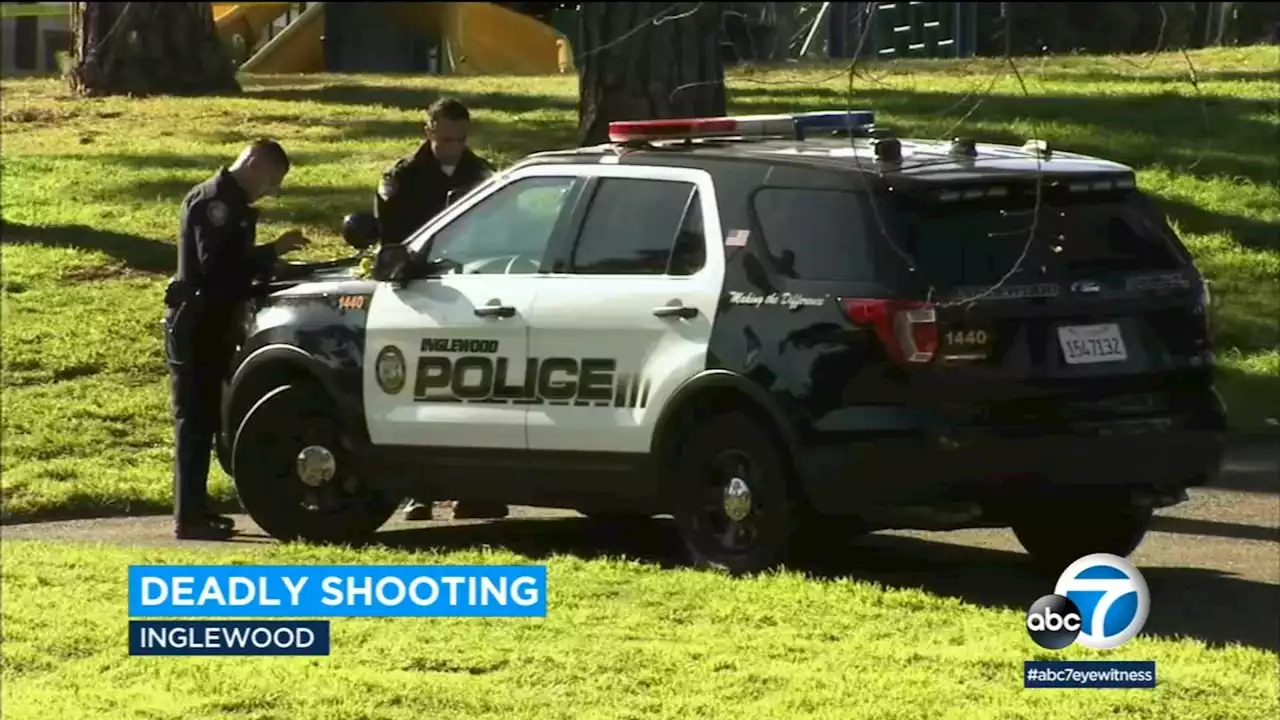 Man found shot to death at an Inglewood park over the weekend, police investigate