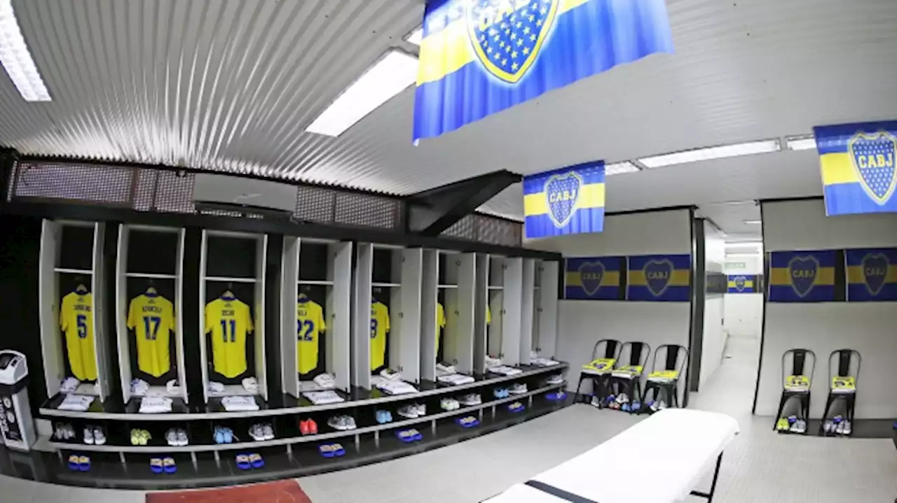 Sorpresa de los jugadores de Boca por el vestuario antes del Superclásico