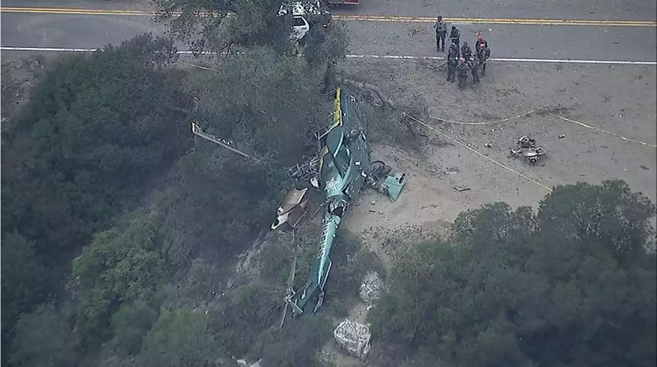 6 injured after sheriff helicopter crash in Calif. national forest