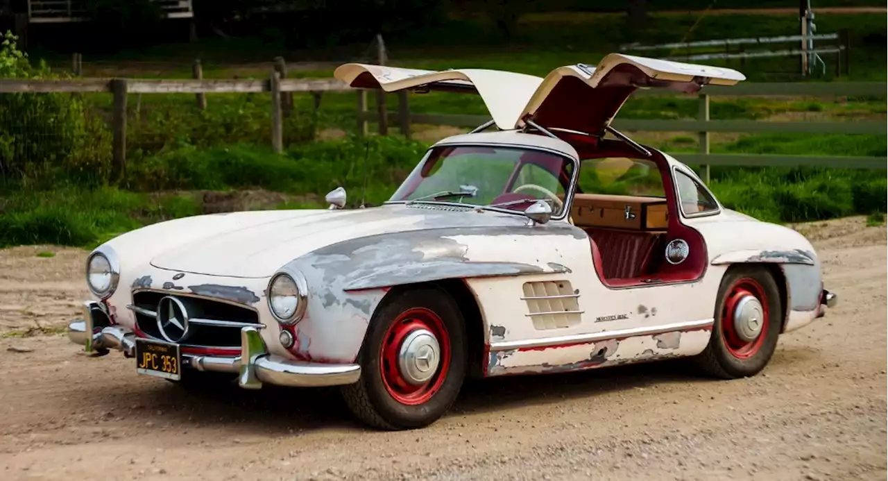 Unrestored, Undamaged 1956 Mercedes-Benz 300 SL Gullwing Has Clearly Lived A Full Life | Carscoops