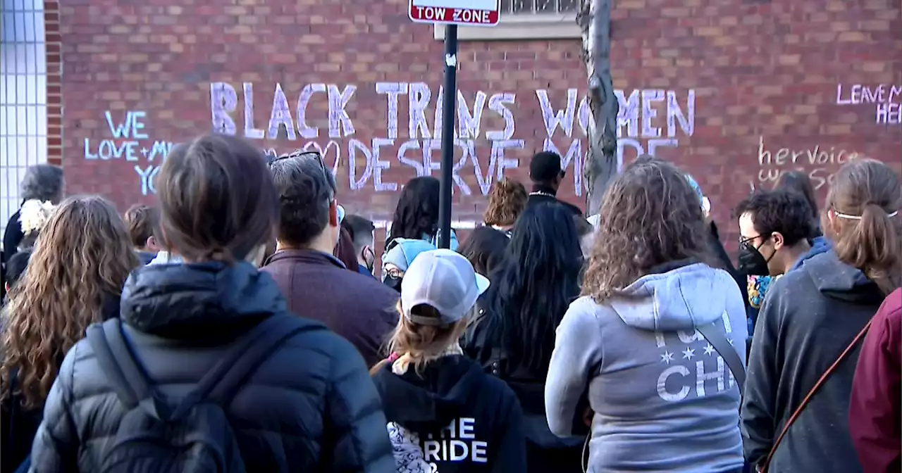 Crowd gathers for vigil to mourn Elise Malary, LGBTQ+ activist whose body was found in Lake Michigan