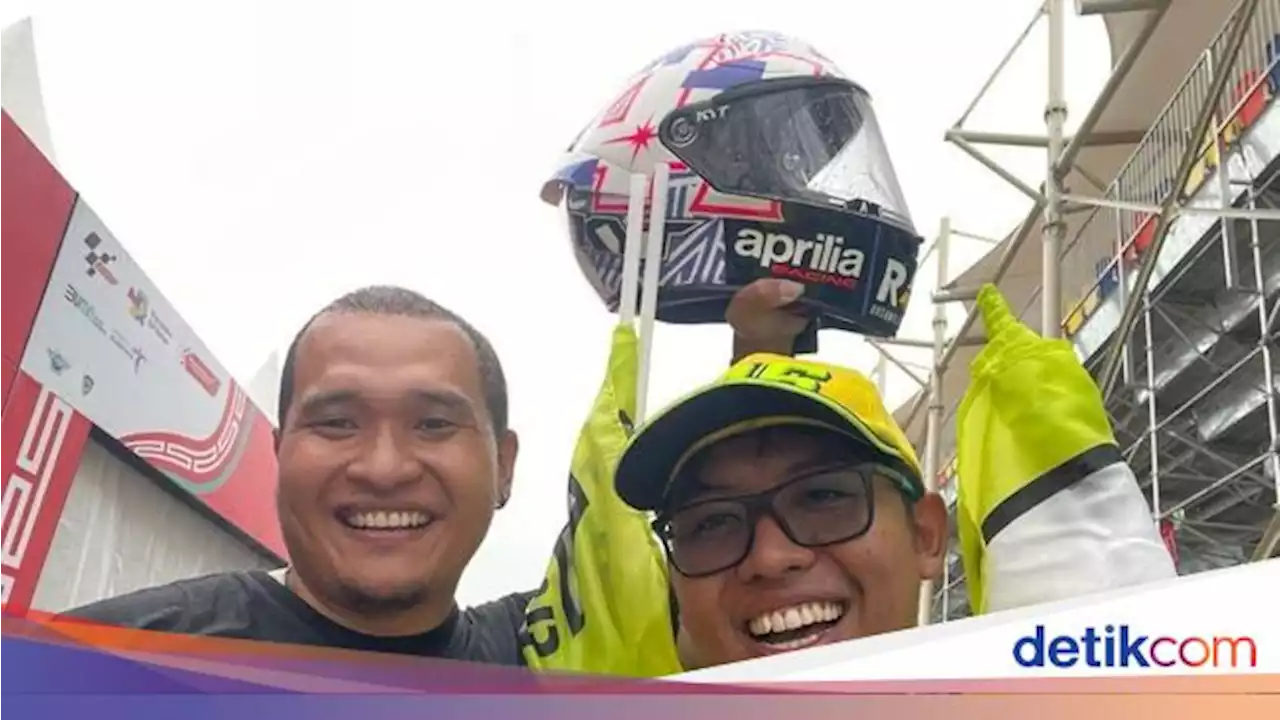 Penonton MotoGP Asal Banyuwangi: Helm Aleix Espargaro Not for Sale!