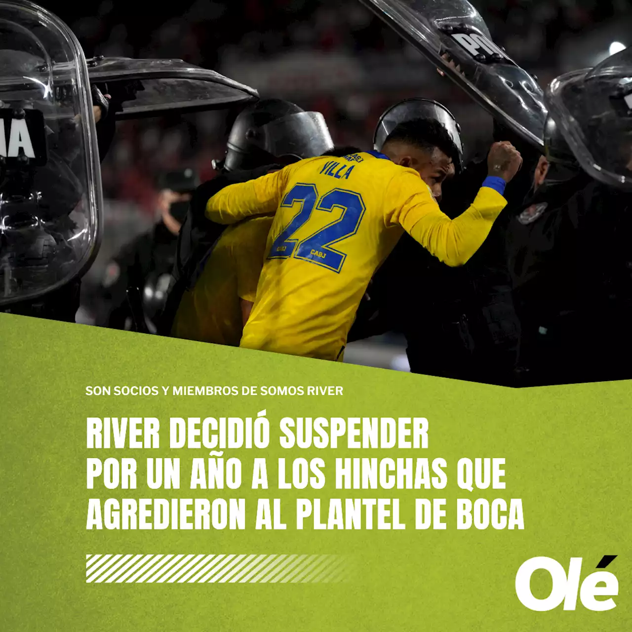 Un año de suspensión para los hinchas que agredieron a los jugadores de Boca