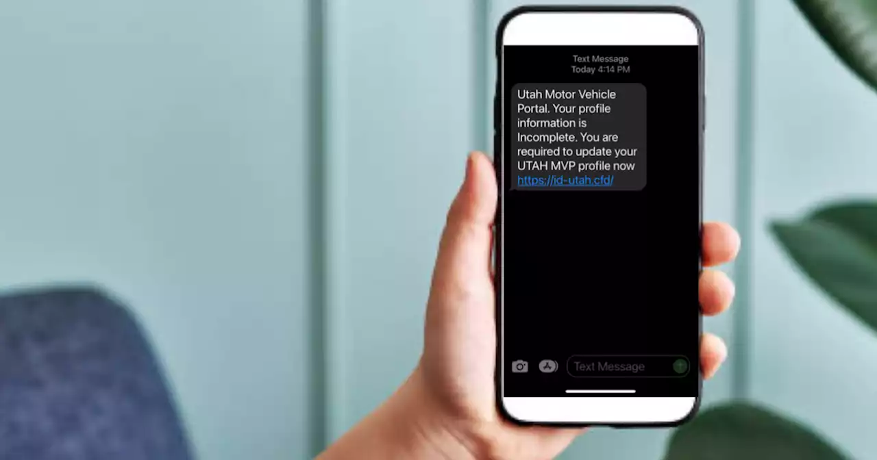 Utah DMV warns of scam text messages