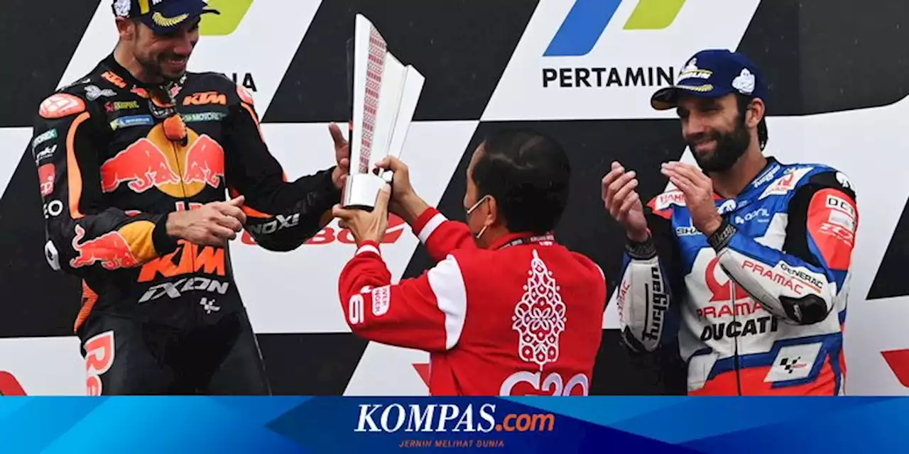 Pancarona dalam MotoGP 2022 di Sirkuit Mandalika