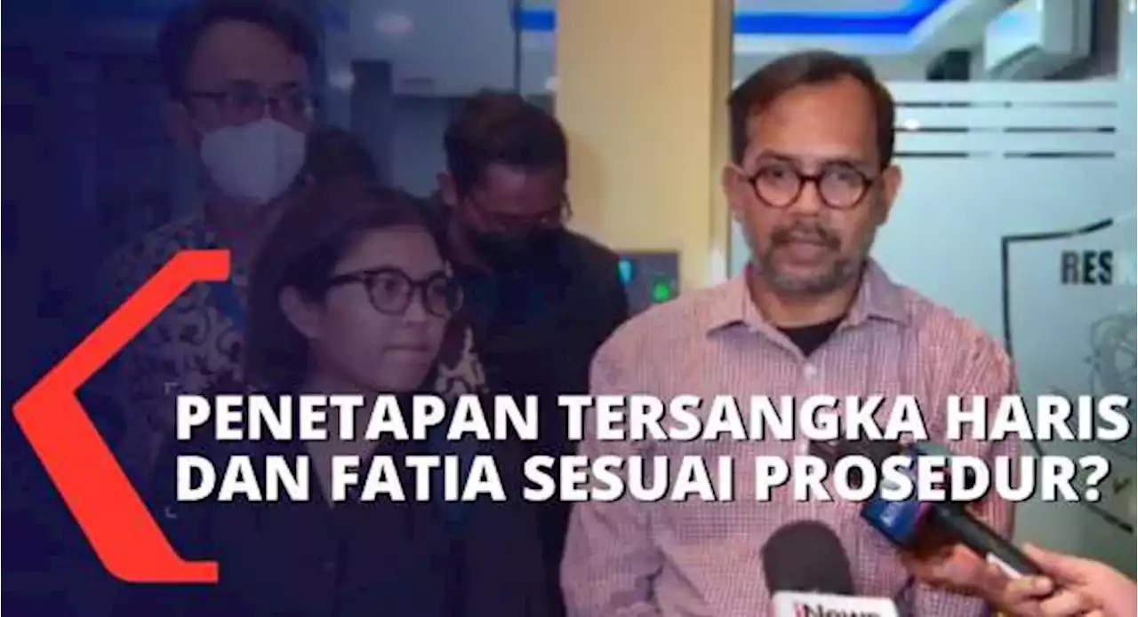 Penetapan Tersangka Haris Azhar dan Fatia Sudah Sesuai Prosedur?