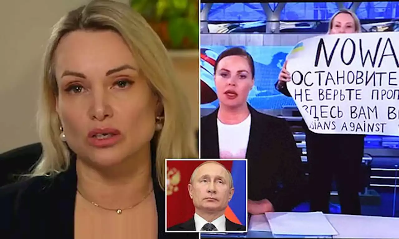 Marina Ovsyannikova says 'It's Putin's war, not Russian people's war'