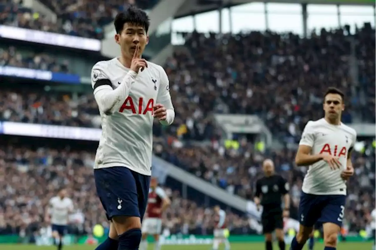 Son Cetak Dua Gol, Spurs Tekuk West Ham