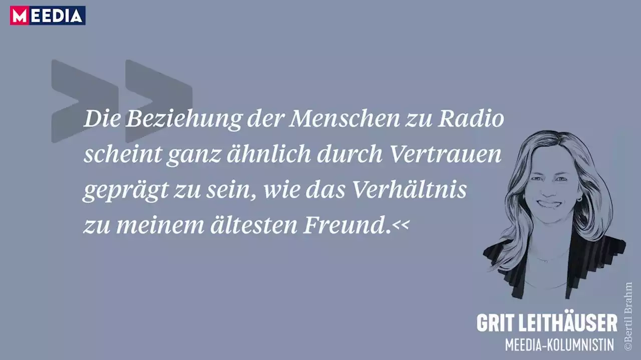 Warum wir dem Radio Vertrauen schenken