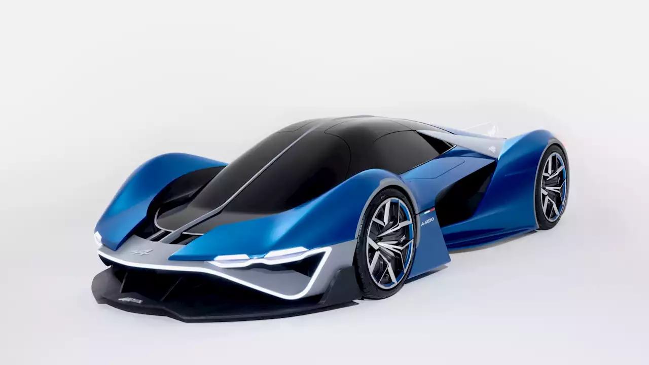 IED students imagine hydrogen-powered Alpine hypercar for 2035