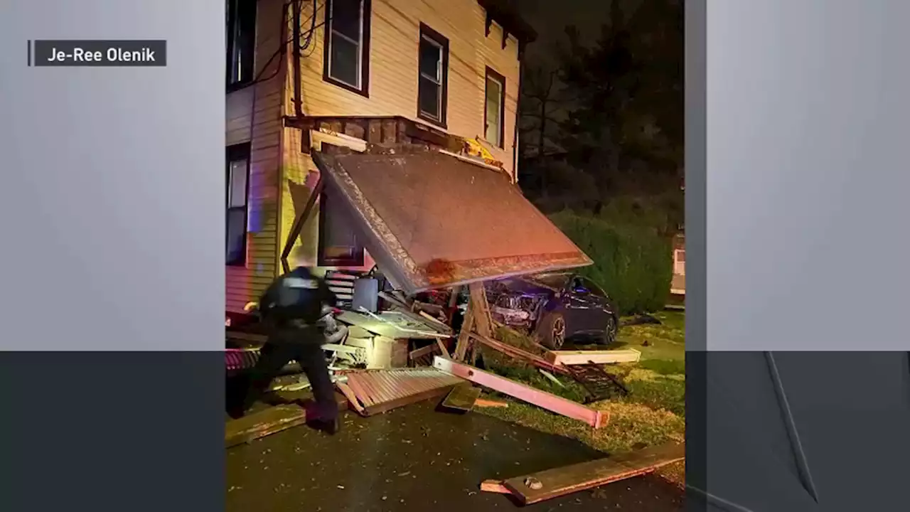 NJ Families Rocked Awake After Driver Sails Into Front Porch