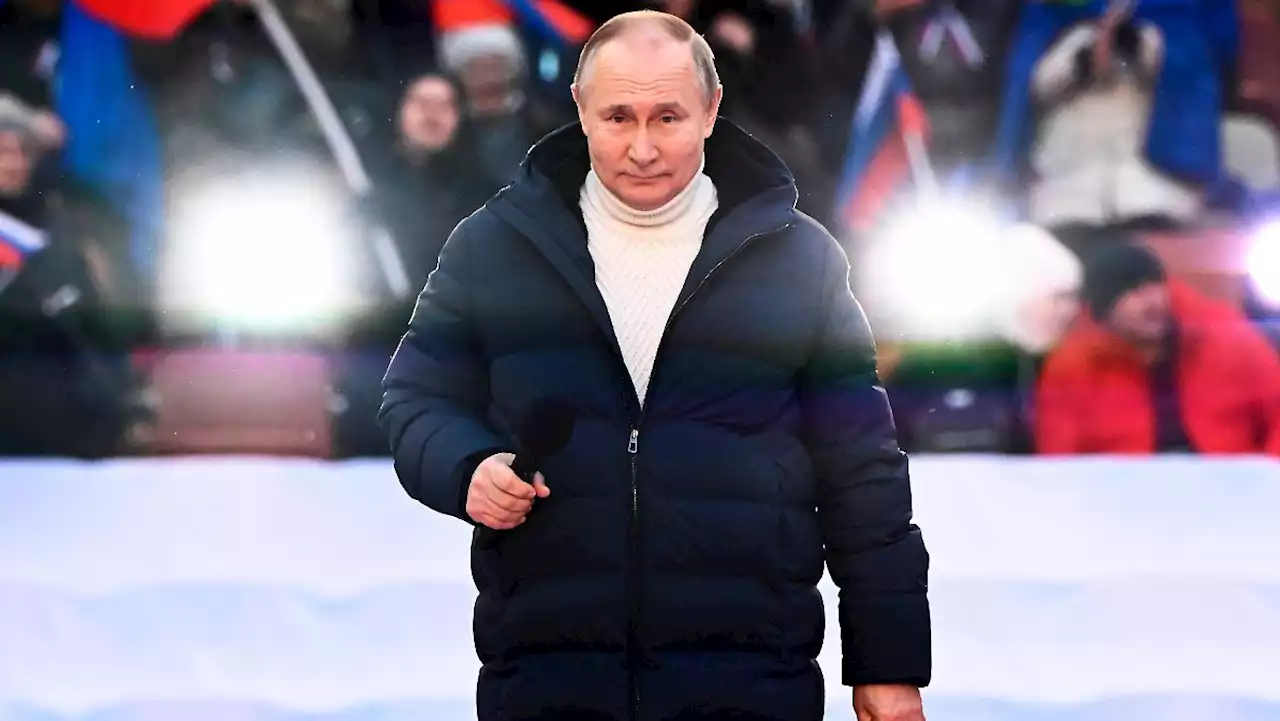 Putin predigt Krieg in 12.000-Euro-Jacke