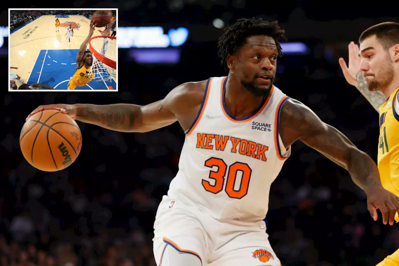 Julius Randle falls apart as Knicks lose to Jazz on Donovan Mitchell’s big night