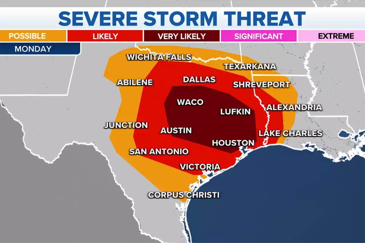 Severe weather including tornadoes, thunderstorms expected across the South this week