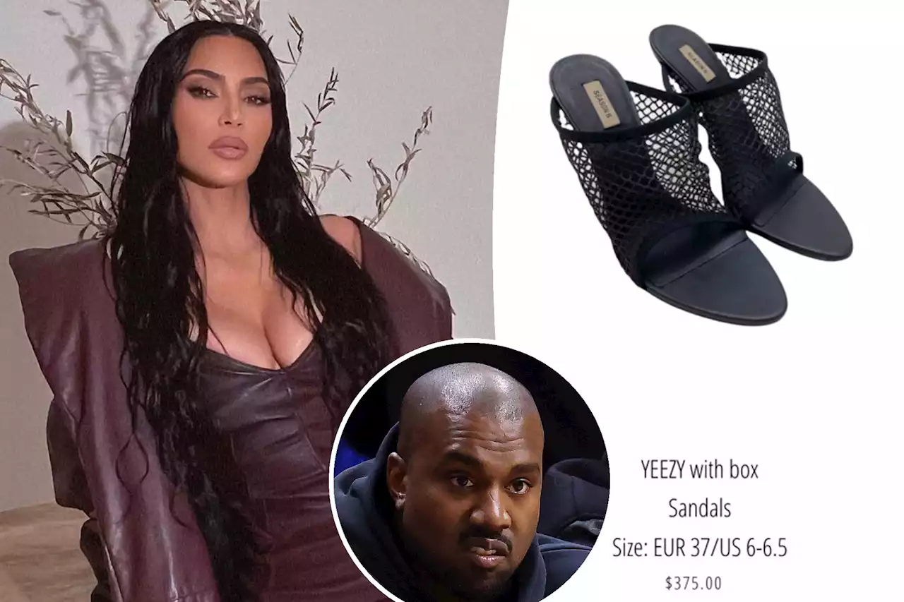 Kim Kardashian tries to sell her Yeezy shoes amid Kanye West divorce