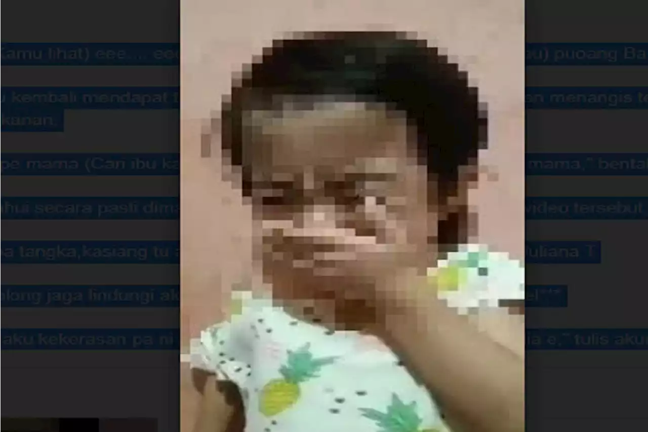 Viral Video Anak Kecil Dianiaya sampai Menangis Ketakutan