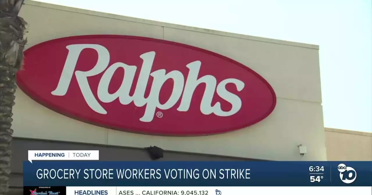 Southern California grocery store workers to vote on potential strike