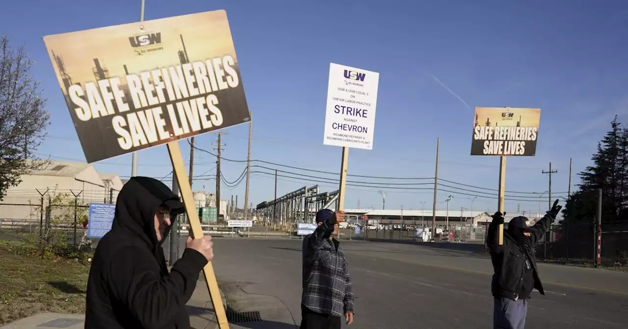 Workers go on strike at California refinery owned by Chevron