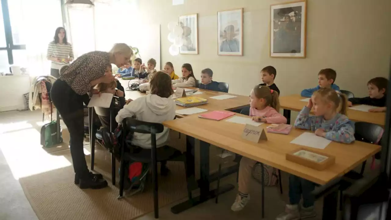 Ukrainian children find a welcoming classroom in Berlin