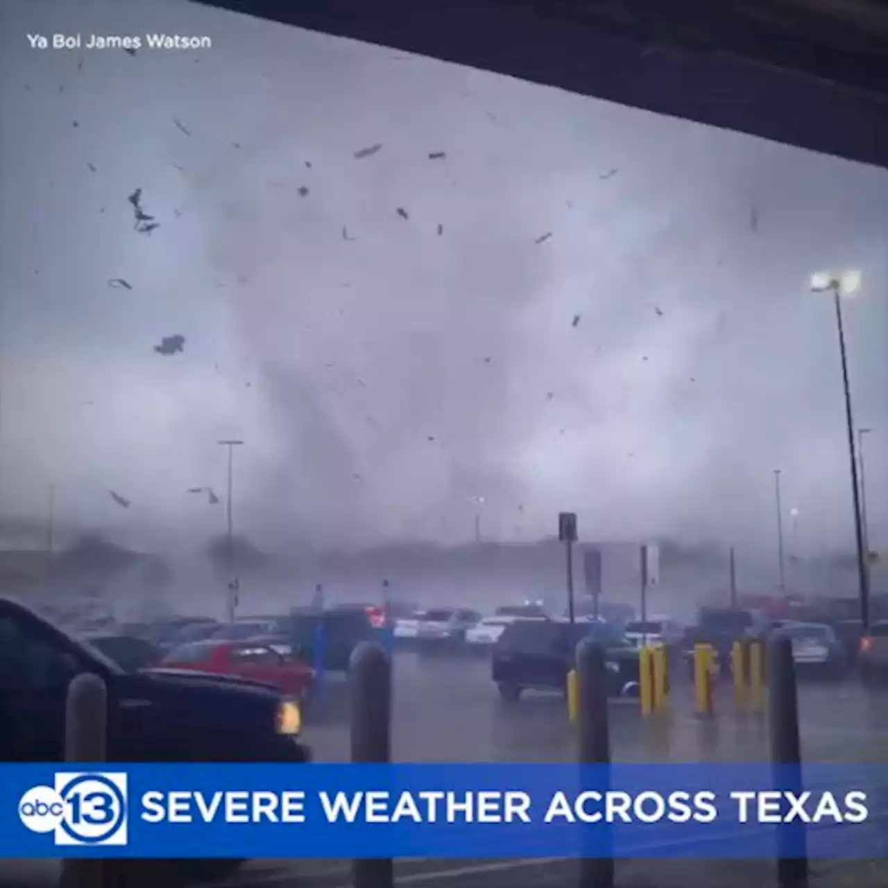 Radar-confirmed tornado touches down on northern Texas high school with staff and students inside