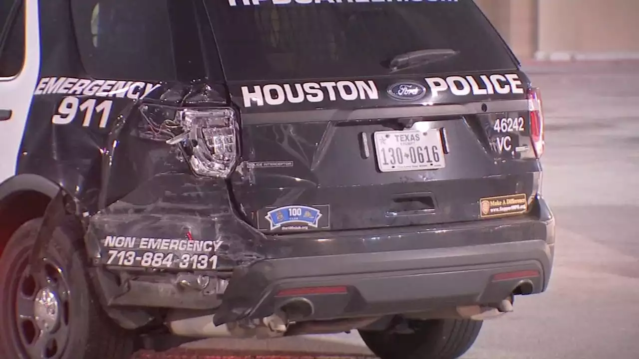 Witness helps HPD officer find suspected drunk driver who crashed into patrol car