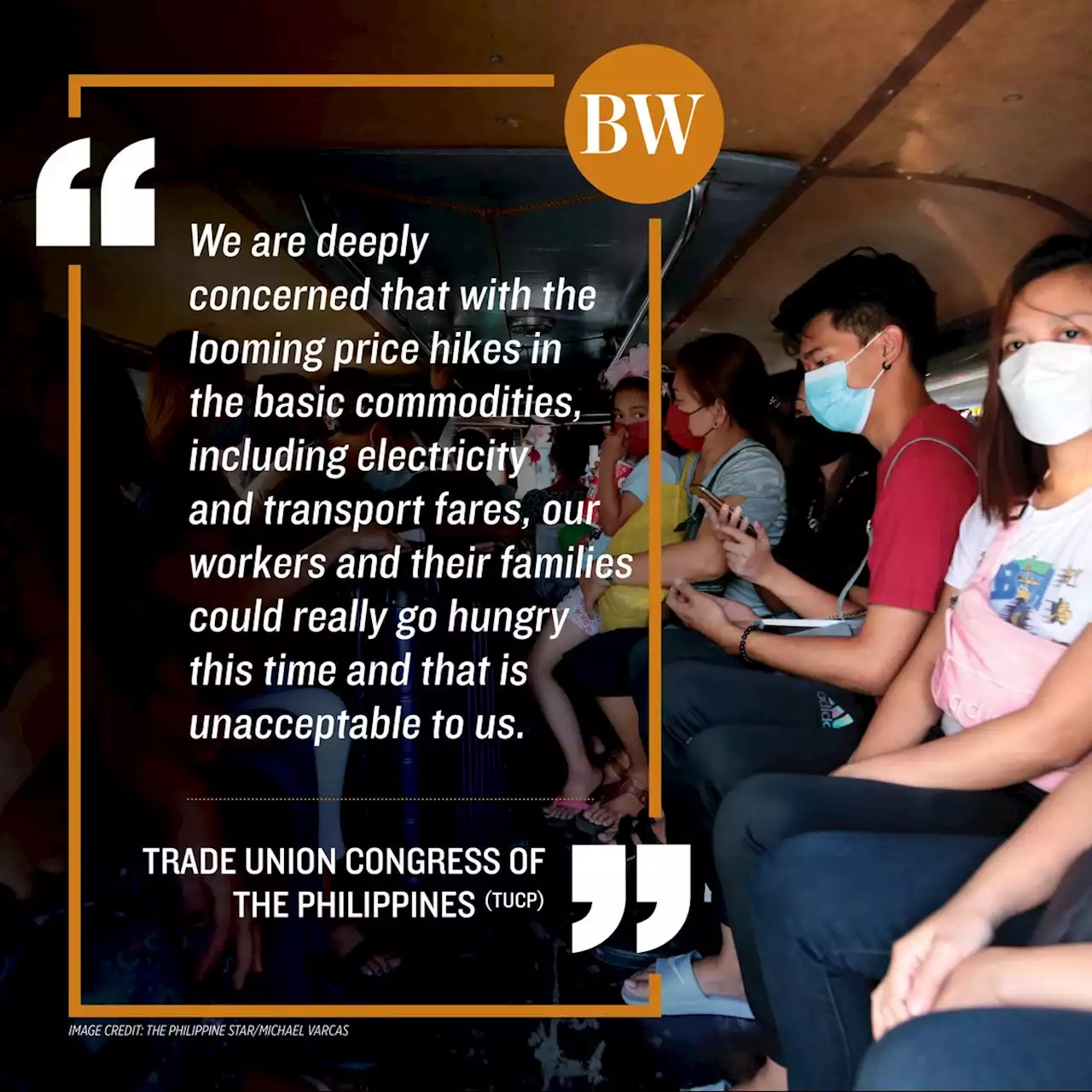 TUCP seeks P430 wage hike in Central Visayas - BusinessWorld Online