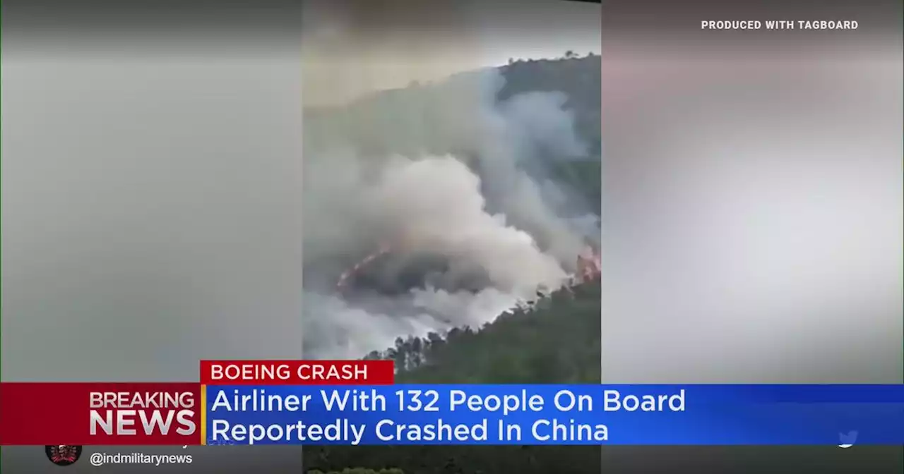 Officials say China Eastern Boeing 737 plane crashed with 132 aboard