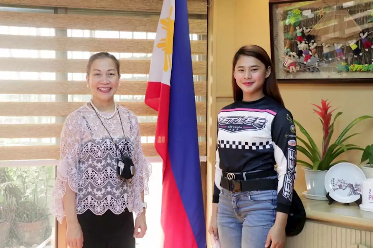 Jet Lee is an ambassadress of the Philippine Motorcycle Tourism