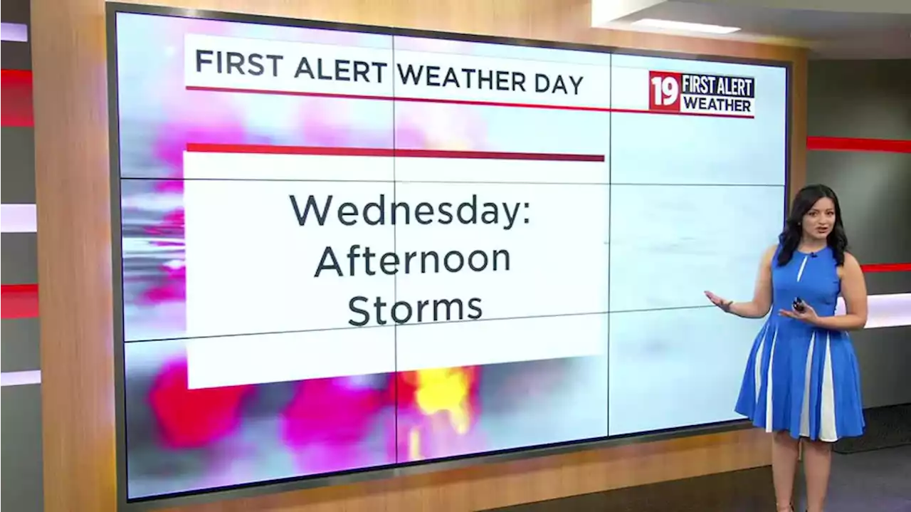 First Alert Weather Day Wednesday: Widespread rain moves in; storms Wednesday afternoon