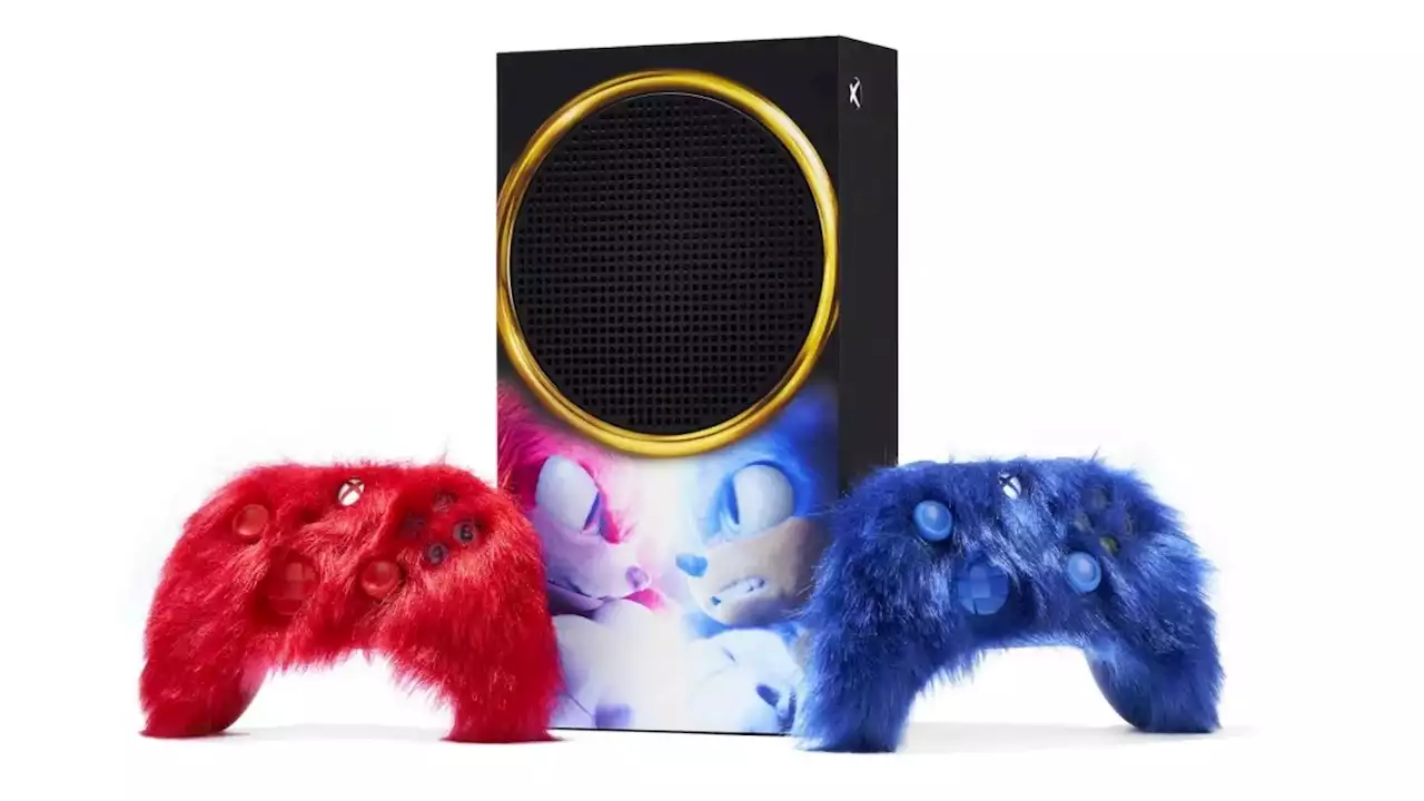 Sonic the Hedgehog 2 Gets Custom Xbox Series S, Fuzzy Controllers