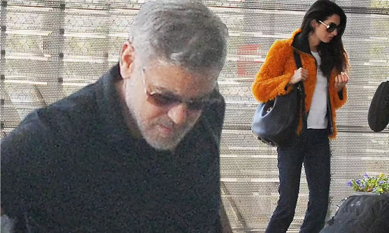 George and Amal Clooney don casual clothes in Washington D.C.