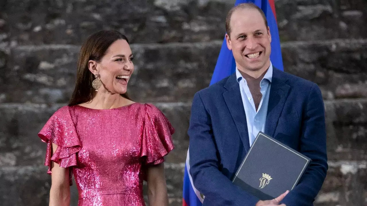 Kate Middleton Dazzles in Pink Gown in Belize With Prince William