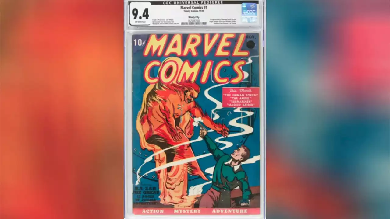 Marvel Comics No. 1 sells at auction for $2.4 million