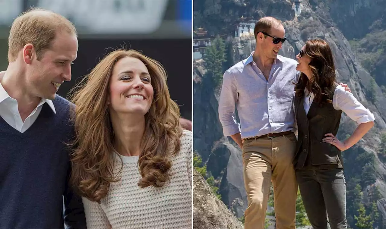 Prince William and Kate's sweetest PDA moments from their royal tours in photos