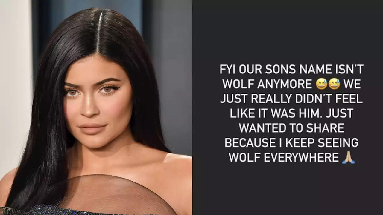 Kylie Jenner's New Baby Is Now the Baby Formerly Known as 'Wolf'