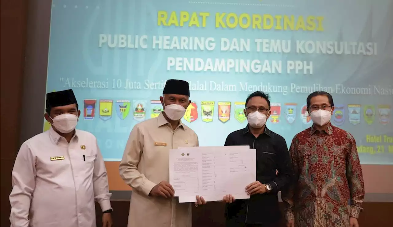 Sumbar Bakal Terdepan Wujudkan Cita-cita Presiden soal Produk Halal