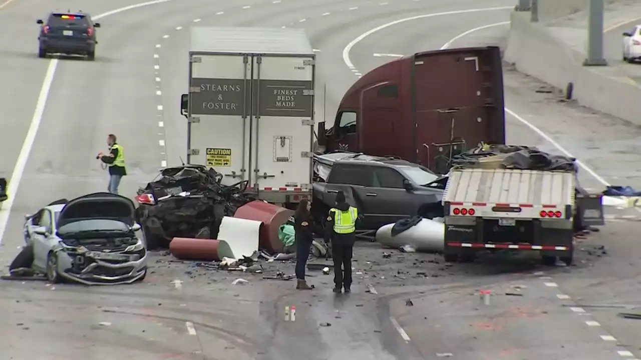 Semi driver charged for deadly multi-vehicle crash on northbound I-5 in Tacoma