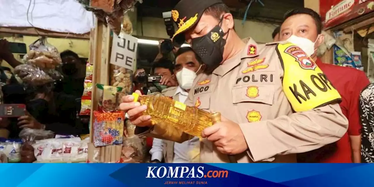 Sidak Pasar Wonokromo Surabaya, Kapolda Jatim: Pedagang Minta Stok Minyak Goreng Curah Ditambah