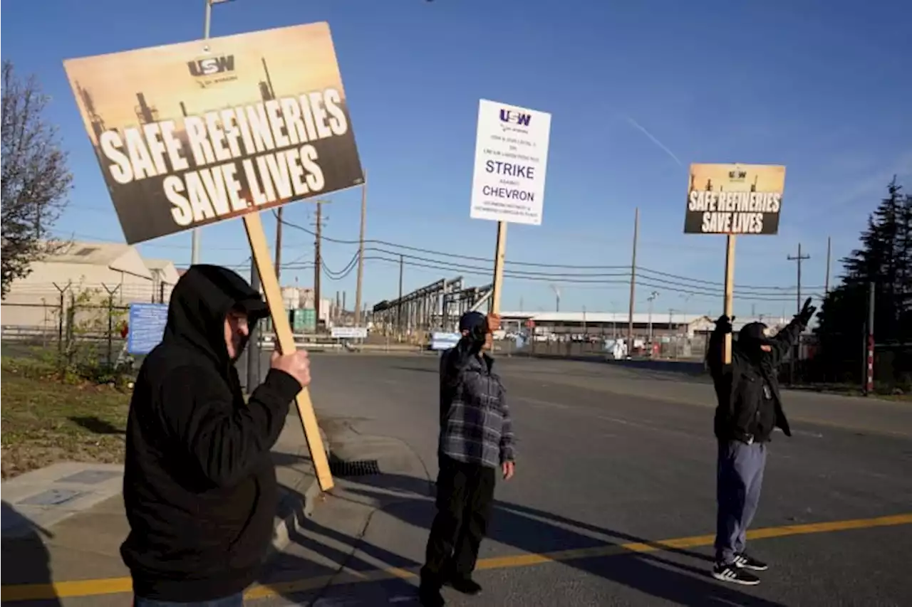 Workers go on strike at California refinery owned by Chevron