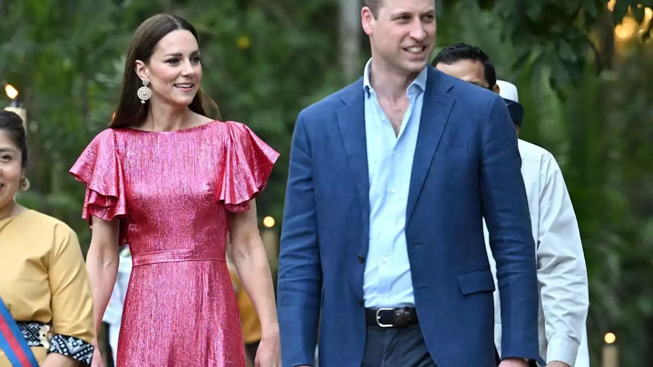 Kate Middleton's Pink Lamé Ball Gown in Belize Is the Stuff of Dreams