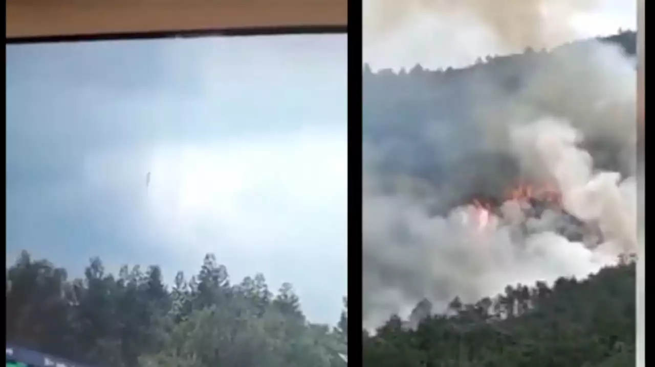 Estremecedor video del momento en que se estrelló avión en China