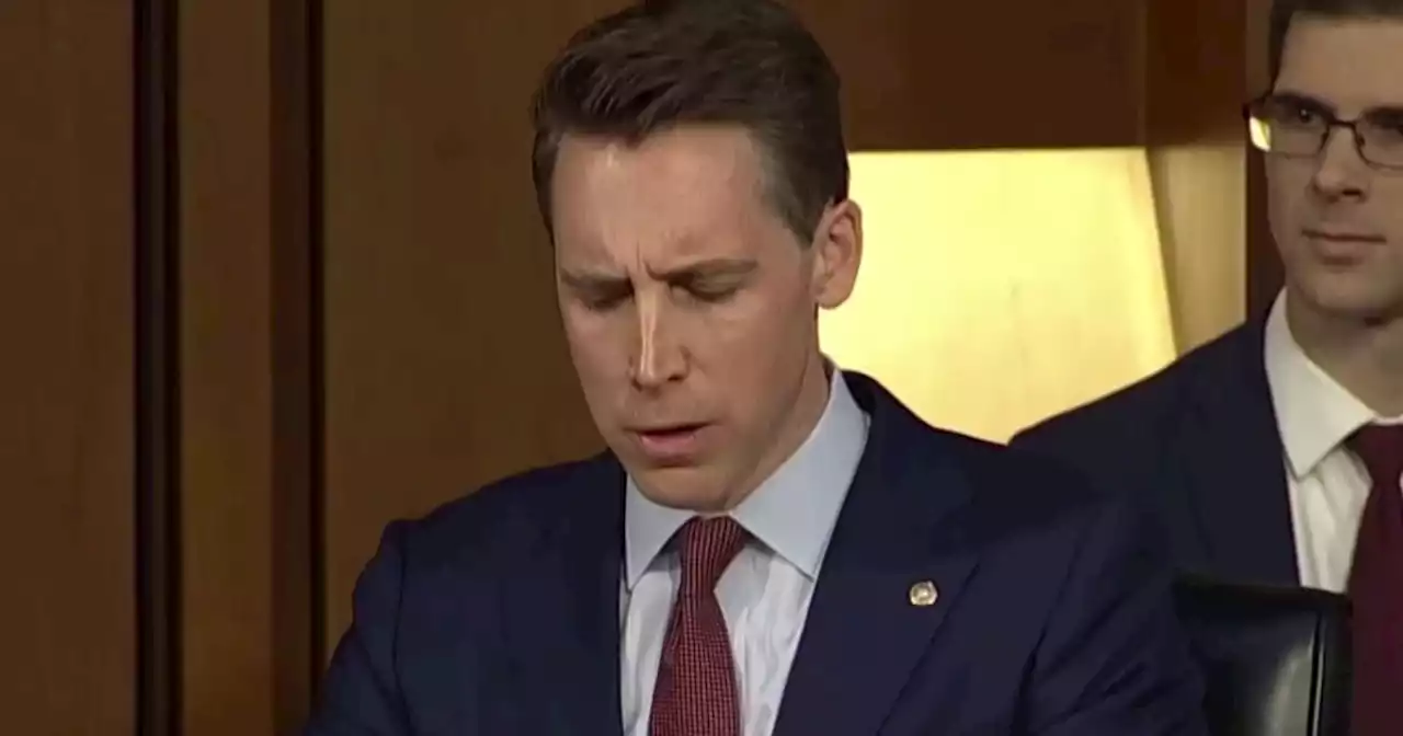 Hawley tries to smear Judge Brown Jackson