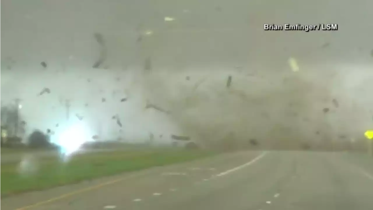 Watch: Texas Tornado Flips Truck, Driver Continues On