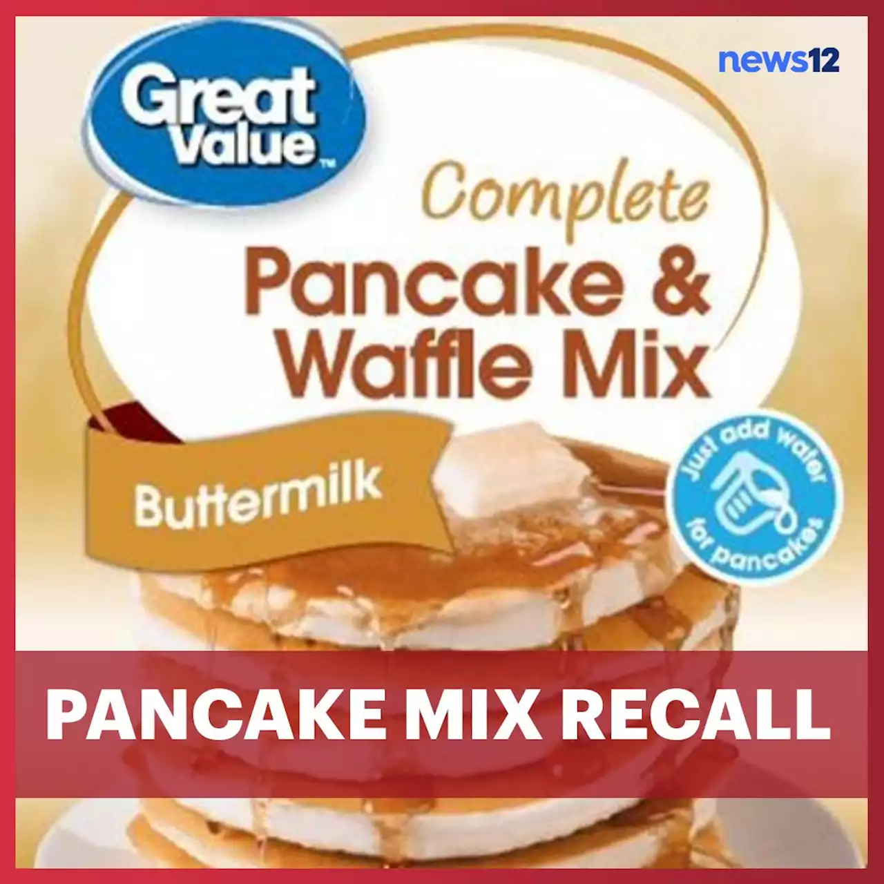 Pancake mix sold at Walmart recalled due to ‘foreign material contamination’